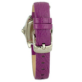 Chronotech Purple Leather Dress Watch